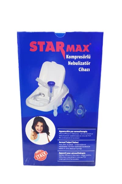 Starmax Kompresörlü Nebulizatör Cihazı '' Orjinal Italyan Üretimi'' (Model 89434)