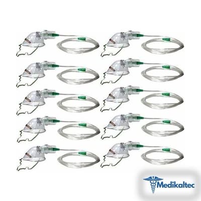 Nebulizatör Maske Seti Yetişkin 10 Adet