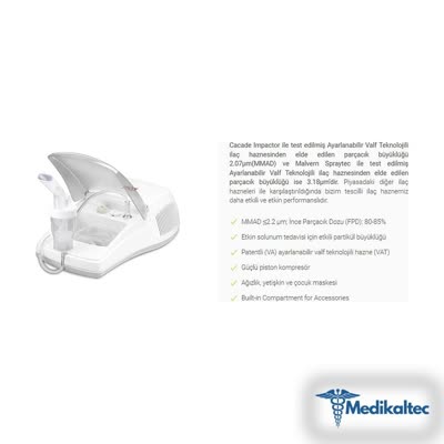 Nebulizatör Maskesi ve Seti Buhar İlaç Nebulizatör Cihazı Aksesuar Bölmeli